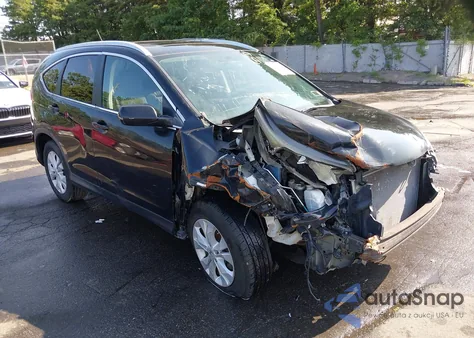 2013 Honda Crv Ex-L z USA, uszkodzony, nr VIN 2HKRM4H77DH661375